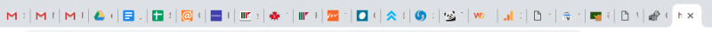 chromeのバー